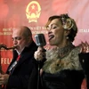 Nhóm nhạc jazz đến từ thành phố Torino biểu diễn phục vụ kiều bào đón Tết Đinh Dậu. (Ảnh: Đức Hòa/Vietnam+)