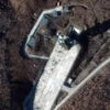 Hình ảnh vệ tinh về bãi phóng tên lửa Sohae của Triều Tiên ở Dongchangri thuộc huyện Cholsan. (Nguồn: Getty Images)