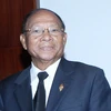 Chủ tịch Quốc hội Campuchia Samdech Heng Samrin. (Ảnh: Nhan Sáng/TTXVN)