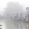 Sương mù tại thành phố Vị Thanh, Hà Giang. (Ảnh: Duy Khương/TTXVN) 