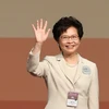 Trưởng Đặc khu Hành chính Hong Kong Lâm Trịnh Nguyệt Nga. (Nguồn: EPA/TTXVN)