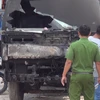 [Video] Xe tải bất ngờ bốc cháy dữ dội lan sang 3 nhà dân
