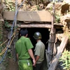 Một hầm khai thác vàng trái phép ở Quảng Nam. (Ảnh: Đỗ Trưởng/TTXVN)