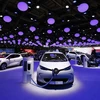 Một mẫu xe của hãng Renault tại triển lãm Motor Châu Âu ở thủ đô Brussels, Bỉ. (Nguồn: THX/TTXVN)