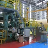 Dây chuyền sản xuất giấy tại nhà máy giấy thứ 2 của Vina Kraft ở Bình Dương. (Ảnh: Hải Âu/TTXVN)