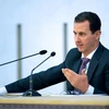 Tổng thống Syria Bashar al-Assad phát biểu tại cuộc họp ở Damascus. (Nguồn: EPA/TTXVN)