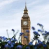  Tháp Elizabeth (Big Ben) tại khu vực tòa nhà Quốc hội Anh ở thủ đô London. (Nguồn: AFP/TTXVN)