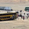 Hiện trường một vụ tai nạn xe buýt tại Peru. Ảnh minh họa. (Nguồn: EPA)