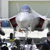  Máy bay chiến đấu F-35 được giới thiệu tại Toyoyama, Nagoya, Nhật Bản ngày 5/6. (Nguồn: Kyodo/TTXVN)