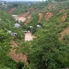 Hiện trường vụ lở đất ở Rangamati, Bangladesh ngày 13/6. (Nguồn: AFP/TTXVN)