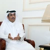 Ngoại trưởng Qatar Mohammed bin Abdulrahman al-Thani trong cuộc họp báo tại Doha ngày 8/6. (Nguồn: AFP/TTXVN)