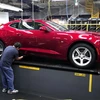 Tại xưởng sản xuất GM ở Michigan, Mỹ. (Nguồn: AFP/TTXVN)