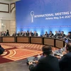 Các đại biểu tham dự vòng hòa đàm về Syria ở Astana, Kazakhstan ngày 4/5. (Nguồn: AFP/TTXVN)