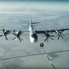 Máy bay trang bị tên lửa chiến lược TU-95 của Nga tấn công mục tiêu của khủng bố ở Syria ngày 17/11/2016. (Nguồn: AP/TTXVN)