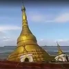 [Video] Cận cảnh ngôi chùa vàng Myanmar chìm dần trong nước lũ