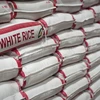 Gạo được đóng gói chờ xuất khẩu tại một nhà máy ở Bangkok, Thailand. (Nguồn: AFP/TTXVN)