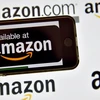 Logo của nhà bán lẻ trên mạng lớn nhất thế giới Amazon. (Nguồn: AFP/TTXVN)