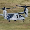 Máy bay MV-22 Osprey của quân đội Mỹ. (Nguồn: Kyodo/TTXVN)