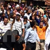 Biểu tình ủng hộ Tổng thống bị phế truất Mohamed Morsi ở Cairo. (Nguồn: THX/TTXVN)