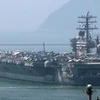 Tàu sân bay hạt nhân USS Nimitz. (Nguồn: AFP/TTXVN)