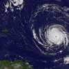 Hình ảnh bão Irma được chụp từ vệ tinh GOES của NASA. (Nguồn: NASA)