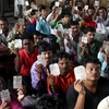  Ngư dân Ấn Độ được trả tự do tại Karachi, Pakistan ngày 9/7. (Nguồn: EPA/TTXVN)