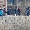 Trẻ em Triều Tiên gần khu vực biên giới với Trung Quốc ngày 1/3. (Nguồn: Yonhap/TTXVN)
