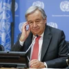  Tổng thư ký LHQ Antonio Guterres tại cuộc họp báo ở New York, Mỹ ngày 13/9. (Nguồn: THX/TTXVN)