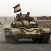 Binh sỹ Iraq làm nhiệm vụ trong chiến dịch chống IS tại Kirkuk. (Nguồn: AFP/TTXVN)