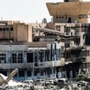 Cảnh đổ nát tại thành phố Raqqa, Syria ngày 1/10. (Nguồn: AFP/TTXVN)