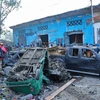 Hiện trường vụ đánh bom kép ở Mogadishu ngày 28/10. (Nguồn: AFP/TTXVN)