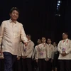 Thủ tướng Nhật Bản Shinzo Abe tham dự hội nghị ở Manila ngày 12/11. (Nguồn: AFP/TTXVN)