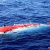 Tàu lặn "Jiaolong" sau khi lặn ở rãnh Mariana, ngày 1/6. (Nguồn: Chinese Academy of Sciences)