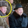 Tổng Tham mưu trưởng Quân đội Nhân dân Triều Tiên, ông Ri Myong-su (trái) và nhà lãnh đạo Triều Tiên Kim Jong-un. (Nguồn: nknews.org)