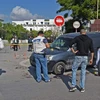 Cảnh sát Tunisia điều tra tại hiện trường một vụ tấn công ở Tunis ngày 1/11. (Nguồn: AFP/TTXVN)