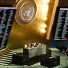 Kết quả bỏ phiếu tại phiên họp đặc biệt bất thường của Đại hội đồng Liên hợp quốc về vấn đề Jerusalem ở New York (Mỹ) ngày 21/12. (Nguồn: THX/TTXVN)