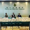  Số ma túy thu giữ được tại Hong Kong, Trung Quốc ngày 6/7/2012. (Nguồn: AFP/TTXVN)