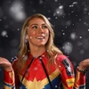 Vận động viên trượt tuyết núi cao Mỹ Mikaela Shiffrin. (Nguồn: Getty)