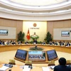 Thủ tướng Nguyễn Xuân Phúc chủ trì Phiên họp Chính phủ thường kỳ tháng 1 năm 2018. (Ảnh: Thống Nhất/TTXVN)