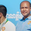 Ông Hun Many (phải), con trai út của Thủ tướng Campuchia Hun Sen. (Nguồn: VOA Khmer)