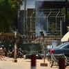 Lực lượng an ninh Burkina Faso được triển khai sau vụ nổ ở Ouagadougou ngày 2/3. (Nguồn: AFP/TTXVN)