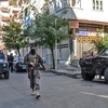  Cảnh sát Thổ Nhĩ Kỳ tuần tra tại Diyarbakir. (Nguồn: AFP/TTXVN)