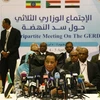  Ngoại trưởng Ibrahim Ghandour (giữa) tại vòng đàm phán ở Khartoum. (Nguồn: AFP/TTXVN)