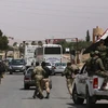 Các lực lượng Syria tăng cường an ninh tại Damacus ngày 9/4. (Nguồn: AFP/TTXVN)