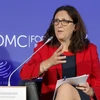  Ủy viên châu Âu phụ trách thương mại, bà Cecilia Malmström. (Nguồn: EPA/TTXVN)