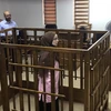 Một phụ nữ người Pháp bị xét xử tại Tòa án Hình sự trung ương Iraq ở Baghdad ngày 17/4. (Nguồn: AFP/TTXVN)