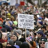 Tuần hành phản đối bạo lực súng đạn tại Chicago, Mỹ ngày 24/3. (Nguồn: THX/TTXVN)