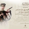 Thông báo về cái chết của Hudhayfah al-Badri được phát hành vào ngày 4/7. (Nguồn: timesofisrael.com)