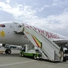  Máy bay của Hãng hàng không Ethiopia Airlines tại sân bya quốc tế ở Addis Ababa, Ethiopia. (Ảnh: AFP/TTXVN)