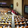 Toàn cảnh phiên họp Quốc hội Hàn Quốc ở thủ đô Seoul ngày 28/5. (Ảnh: Yonhap/TTXVN)